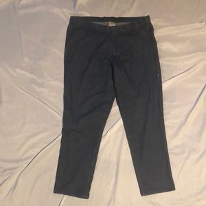 Faded blue jeggings